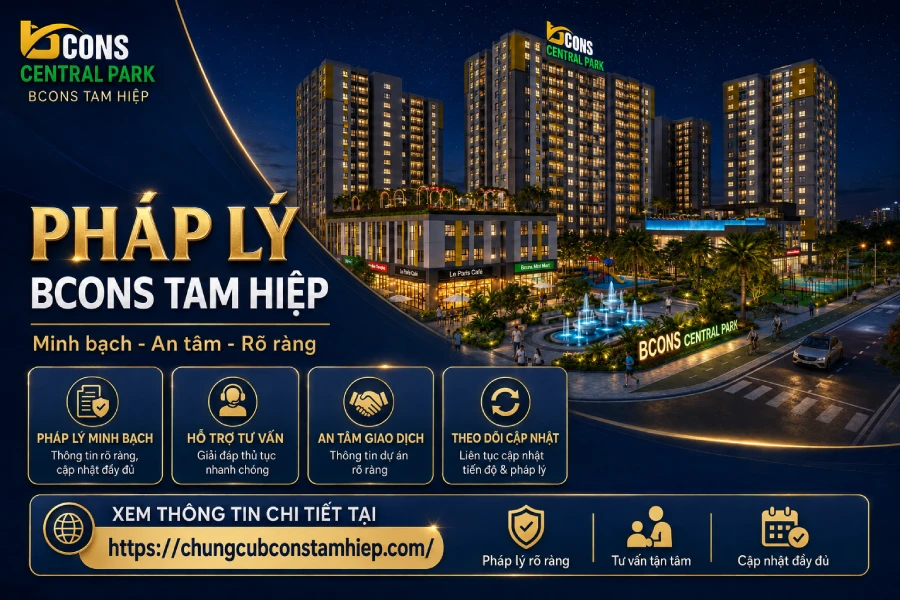 Pháp lý Bcons Tam Hiệp